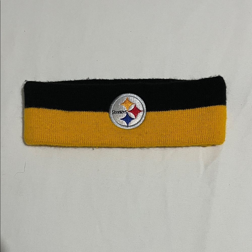 Stanley Black and Yellow Headband with Logo Patch
